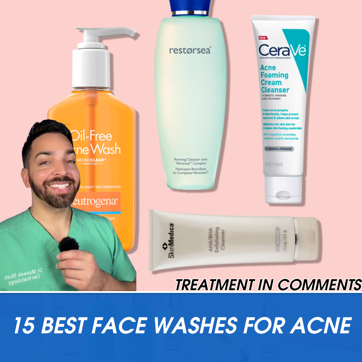 15 Best Face Washes for Acne, According to Dermatologists
