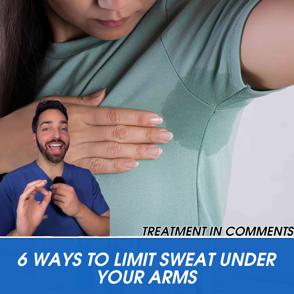 6 Ways to Limit Sweat Under Your Arms, According to Dermatologists