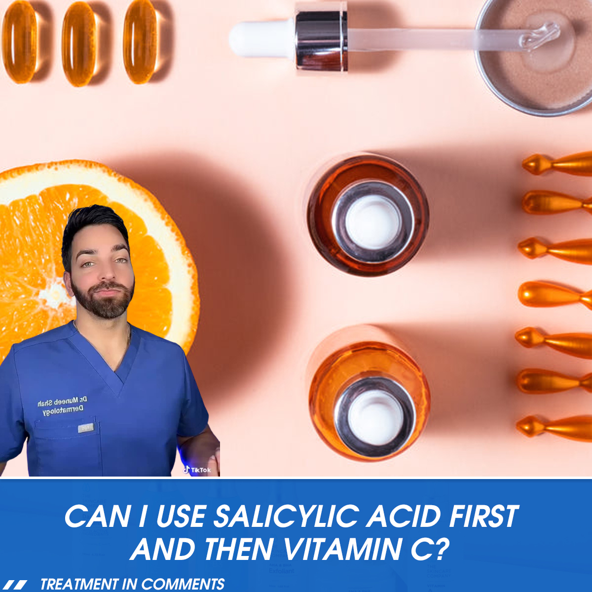 Can I use salicylic acid first and then vitamin C?